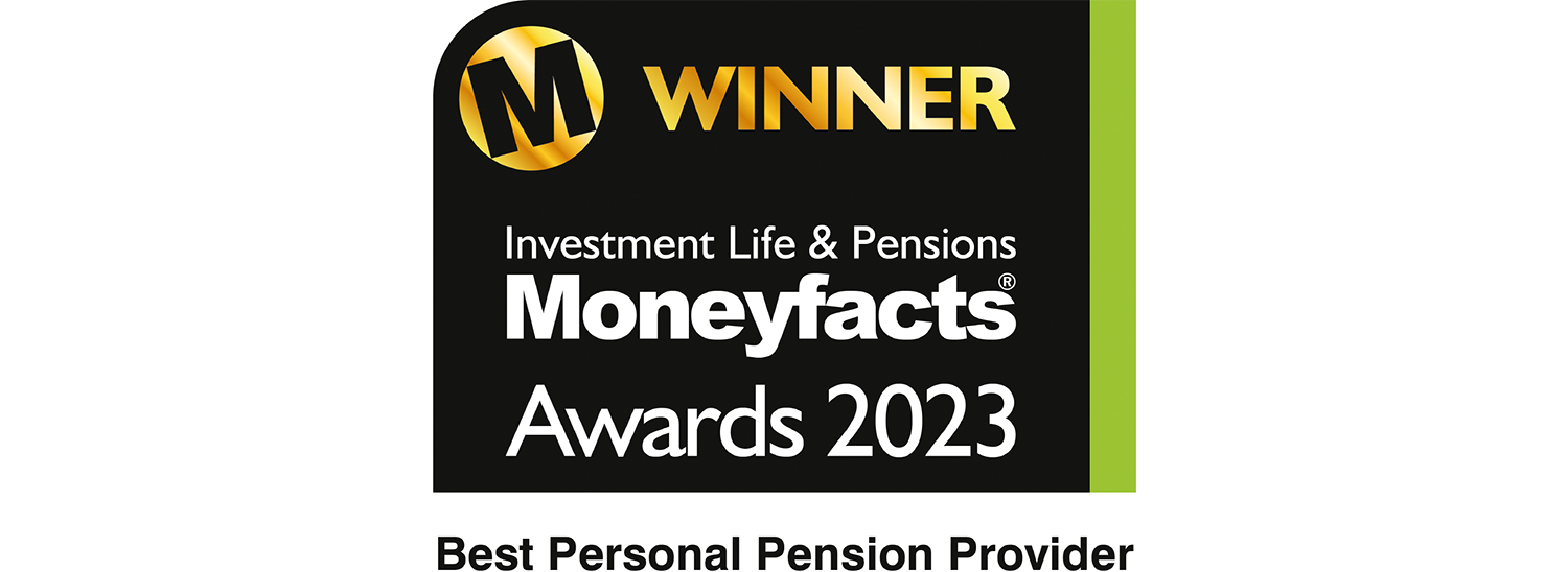 Moneyfacts Awards 2023 Winner Best Personal Pensions Provider logo